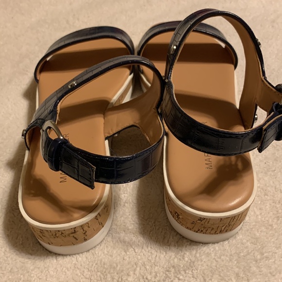 Marc Fisher Sport Wedges - Gordy, Dark Blue, 9 - Picture 13 of 16